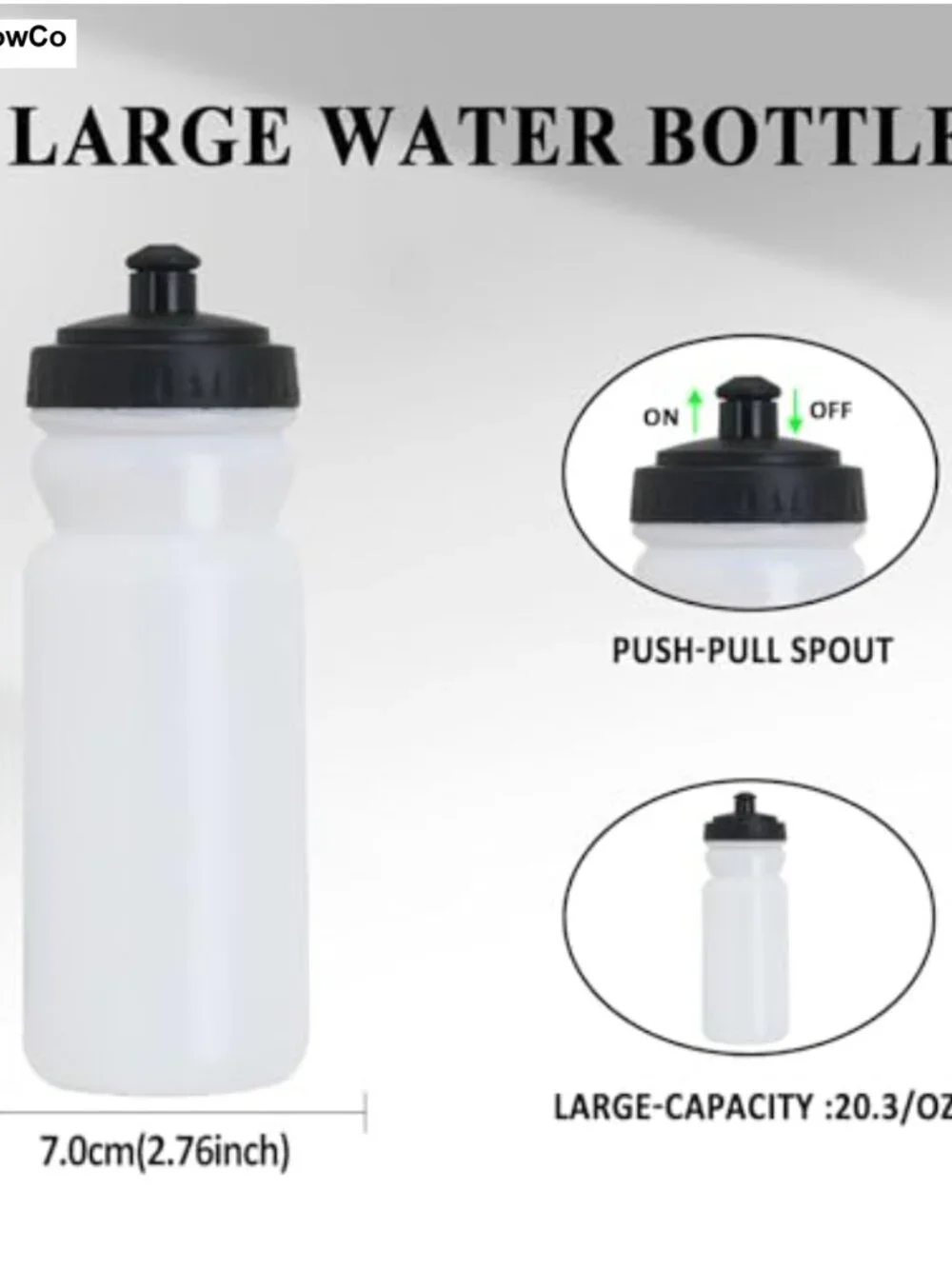 Running Belt with Water Bottle Holder, 3 Pockets, Crossbody Fanny Pack for Men